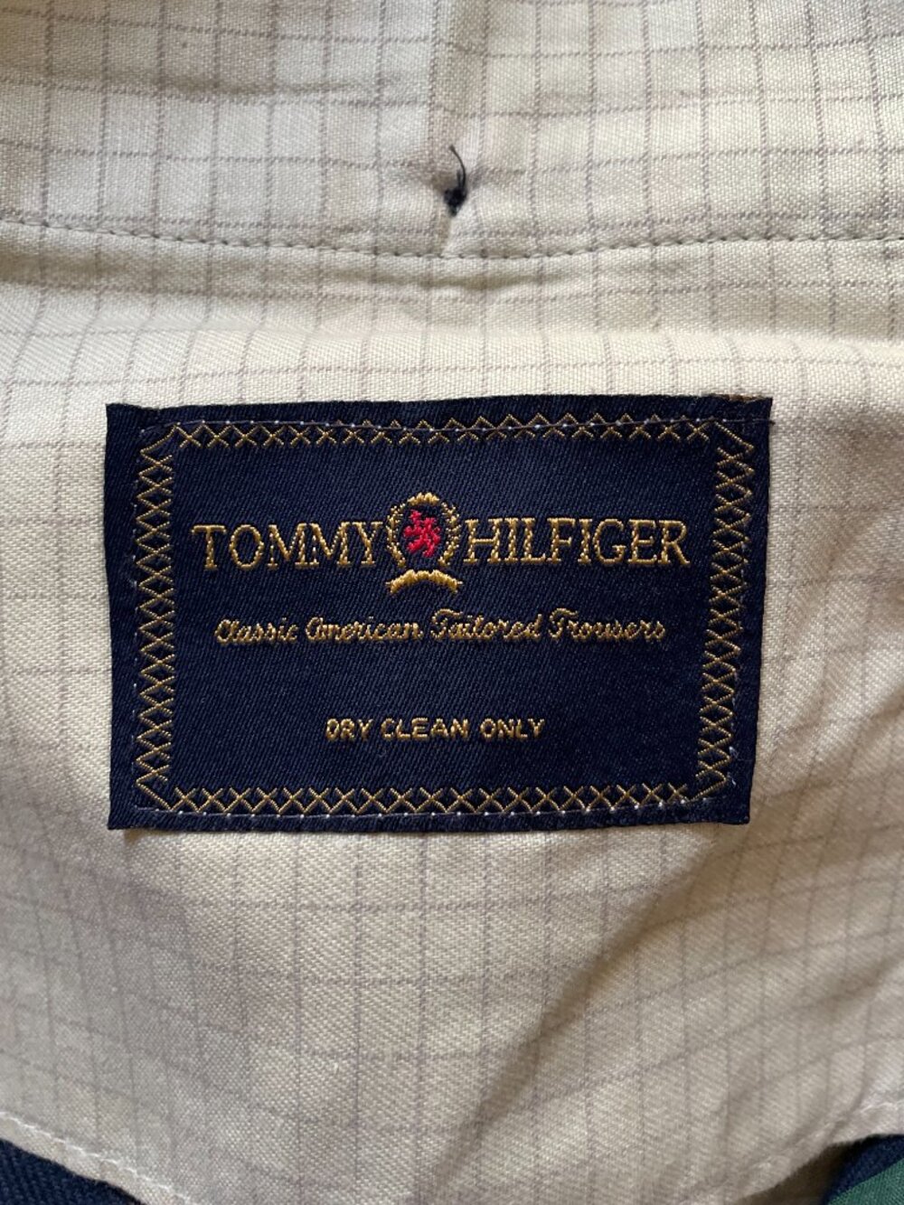 True Vintage Y2K Tommy Hilfiger 'Classic American Tailored Trousers' - Size 35W- - Picture 5 of 14